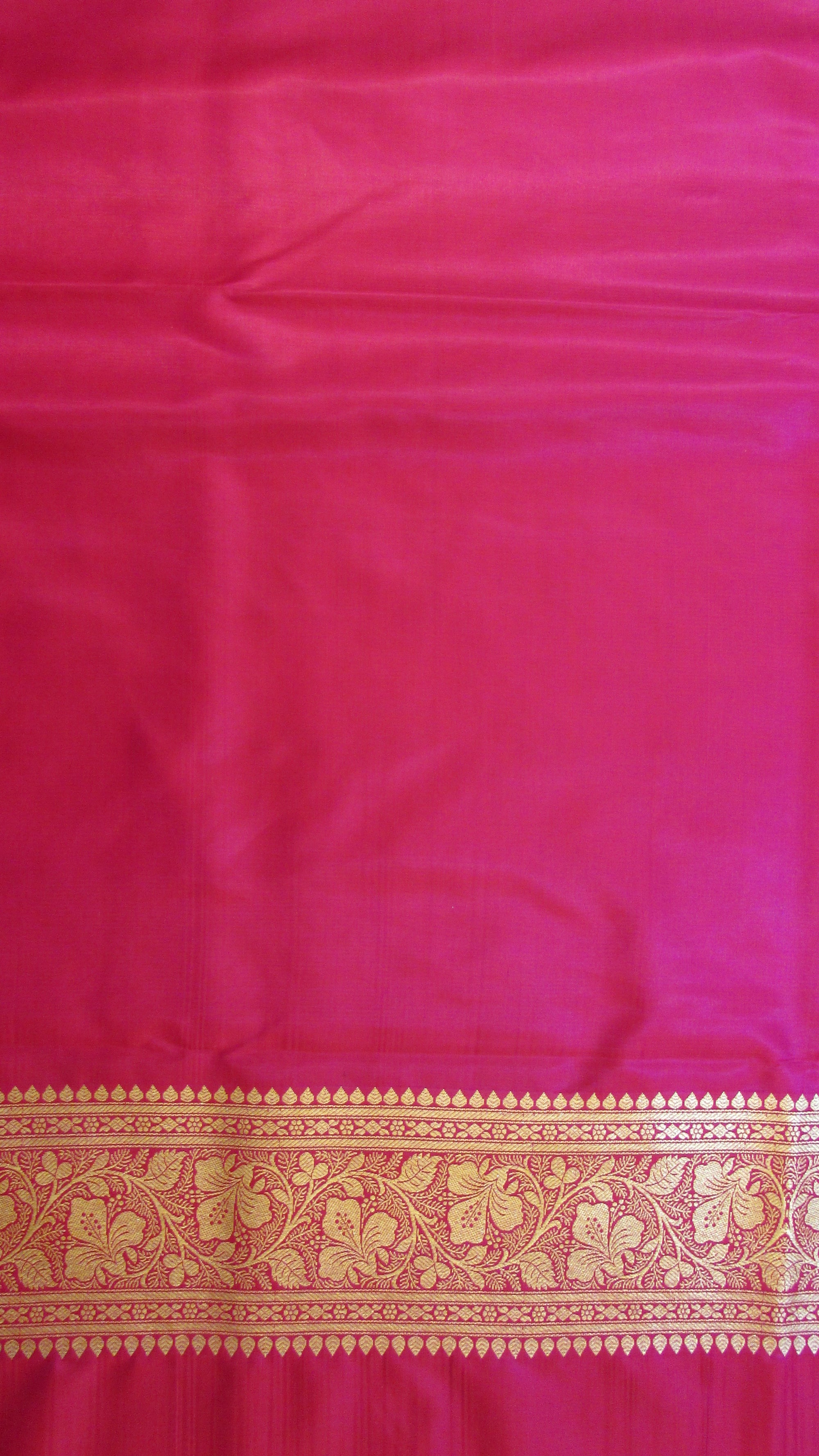 Saugandh Women's Orange Banarasi Silk Saree by Saundarya - Design 4