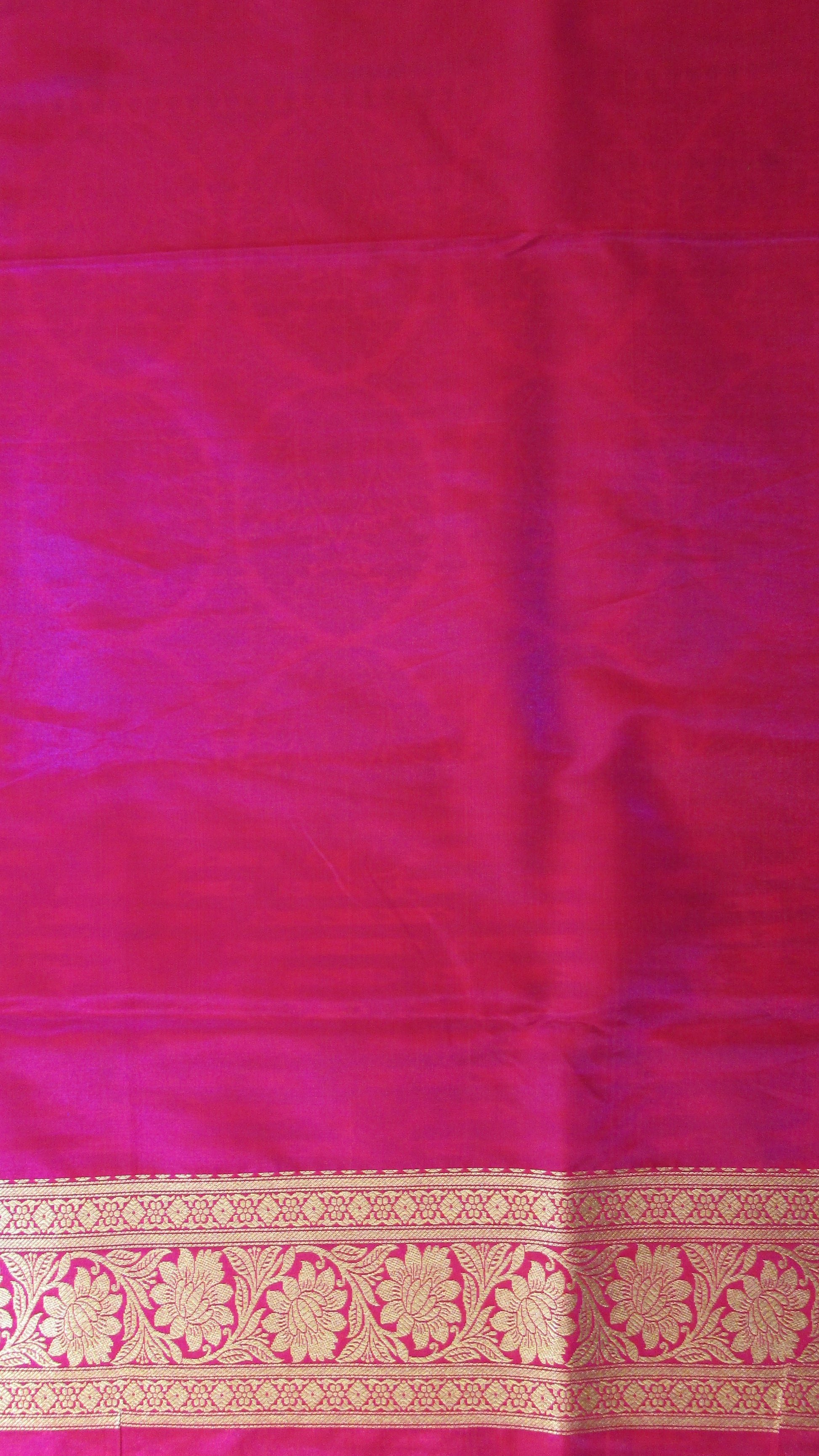 Saugandh Women's Bottle Green Banarasi Silk Saree by Saundarya