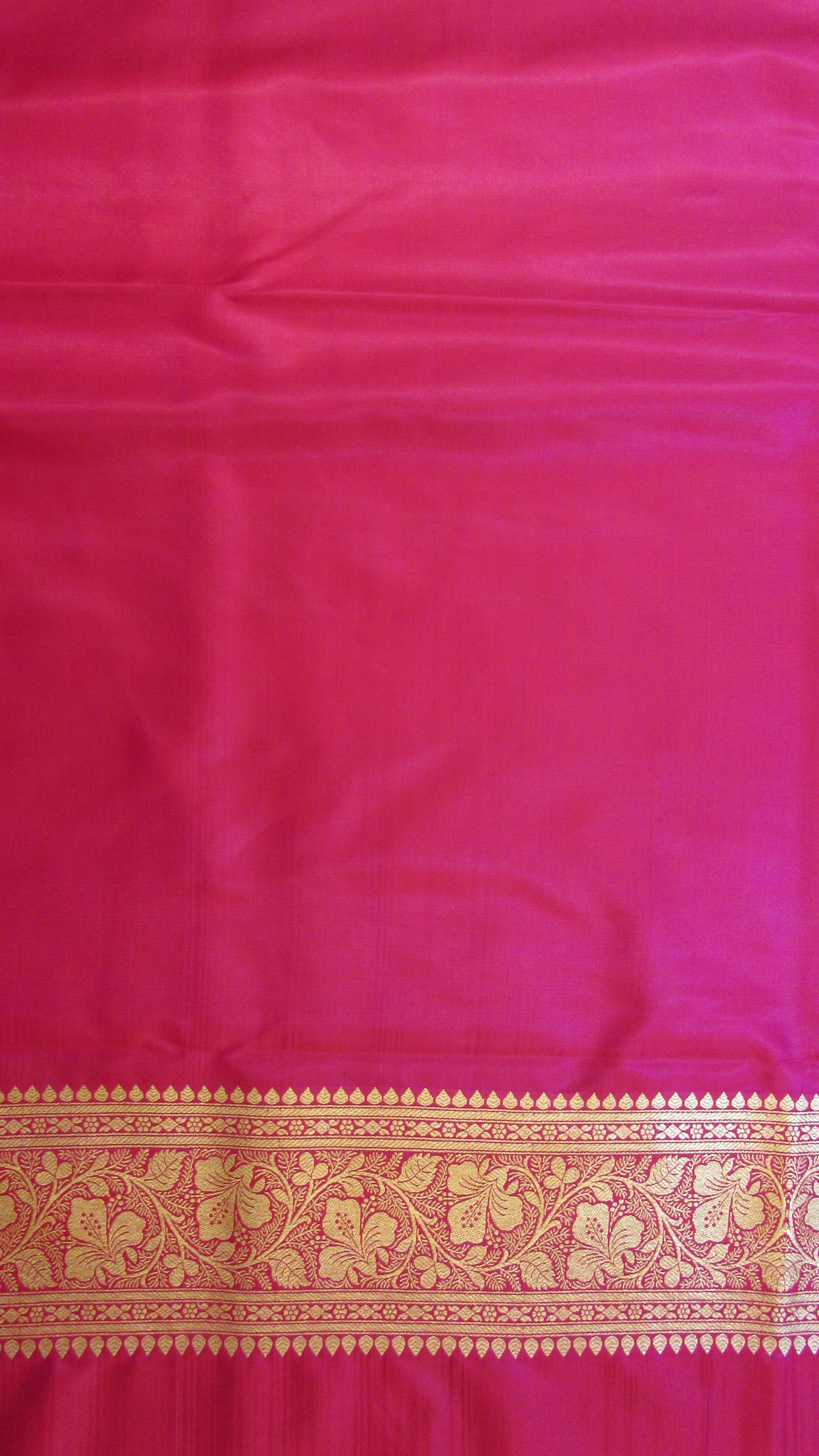 Saugandh Women's Orange Banarasi Silk Saree by Saundarya - Design 4