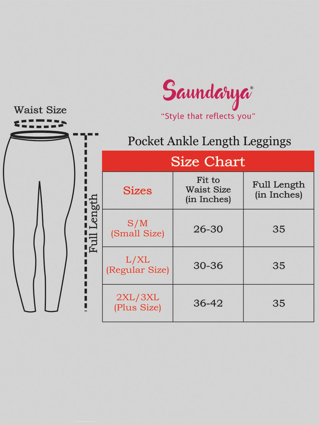 Saundarya Women’s Slim Fit Pocket  Super Combed Cotton Rich Lycra Fabric Tailored Cut Stretchable Solid Plain Color Leggings; Navy Blue