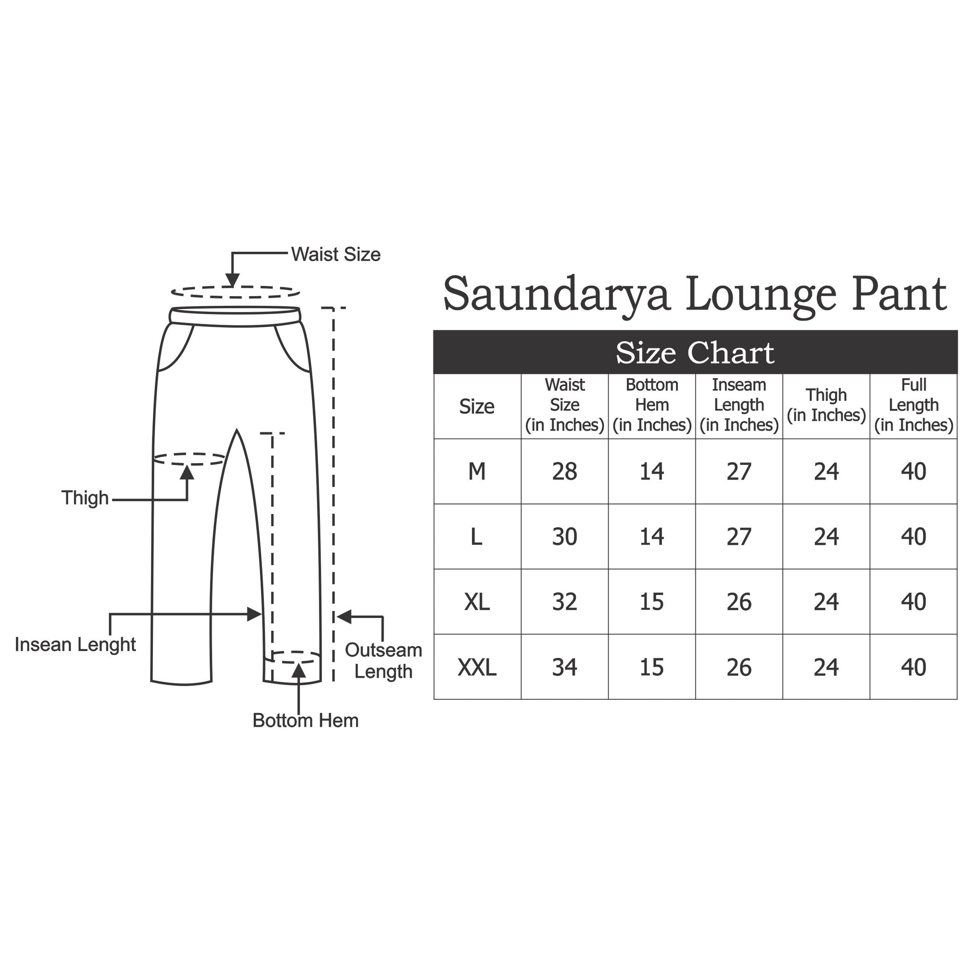 Saundarya Women's Relaxed Fit Cotton Lounge Pant Navy Blue